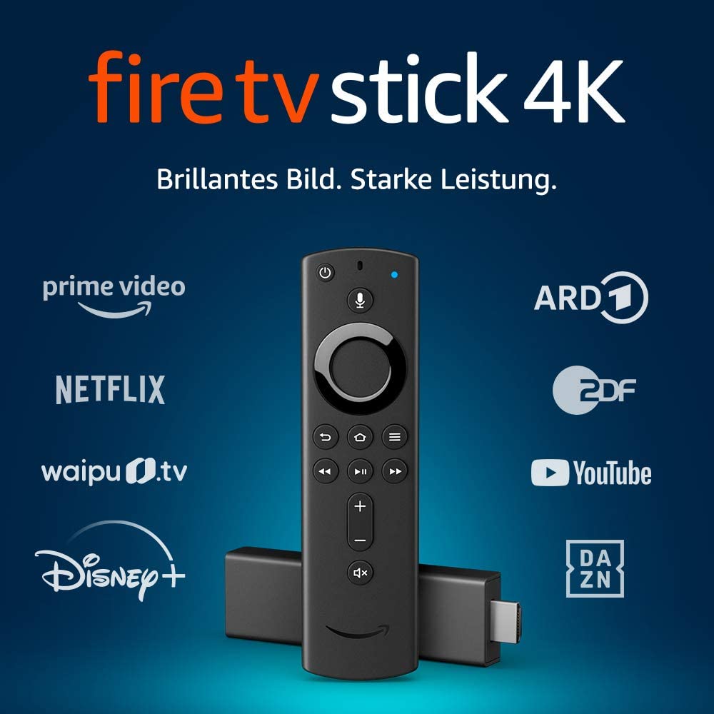 Fire TV Stick 4K Ultra HD mit Alexa-Sprachfernbedienung