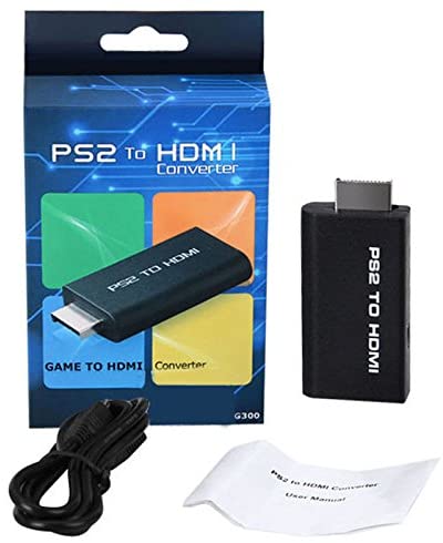 1080p PS2 zu HDMI Konverter Adapter Adapter Spiel zu HDMI Video und Audio Konverter für Playstation 2 PS2 HDTV HDMI Monitor